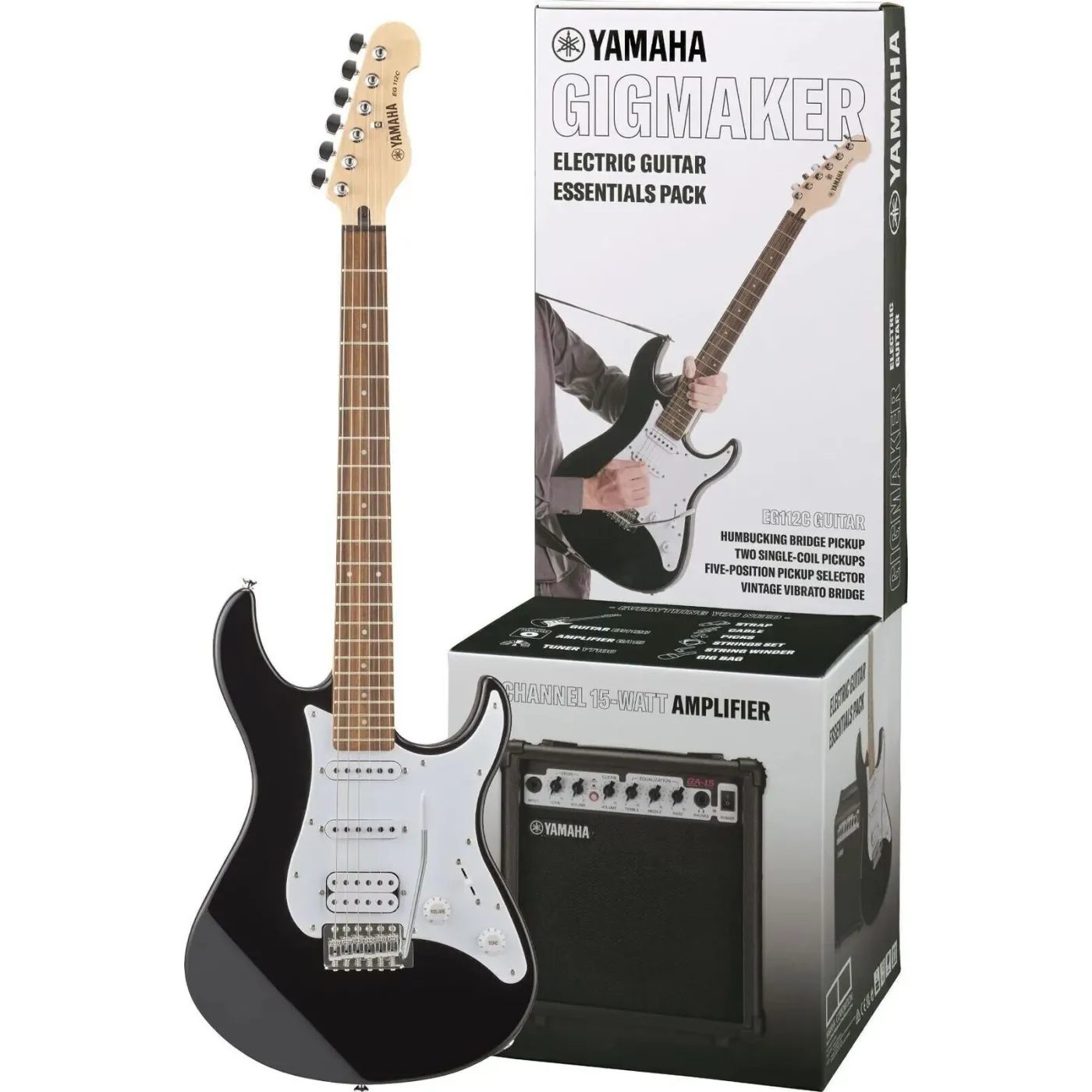 Yamaha EG112 GPII Guitar Pack II Black - BimotorDJ